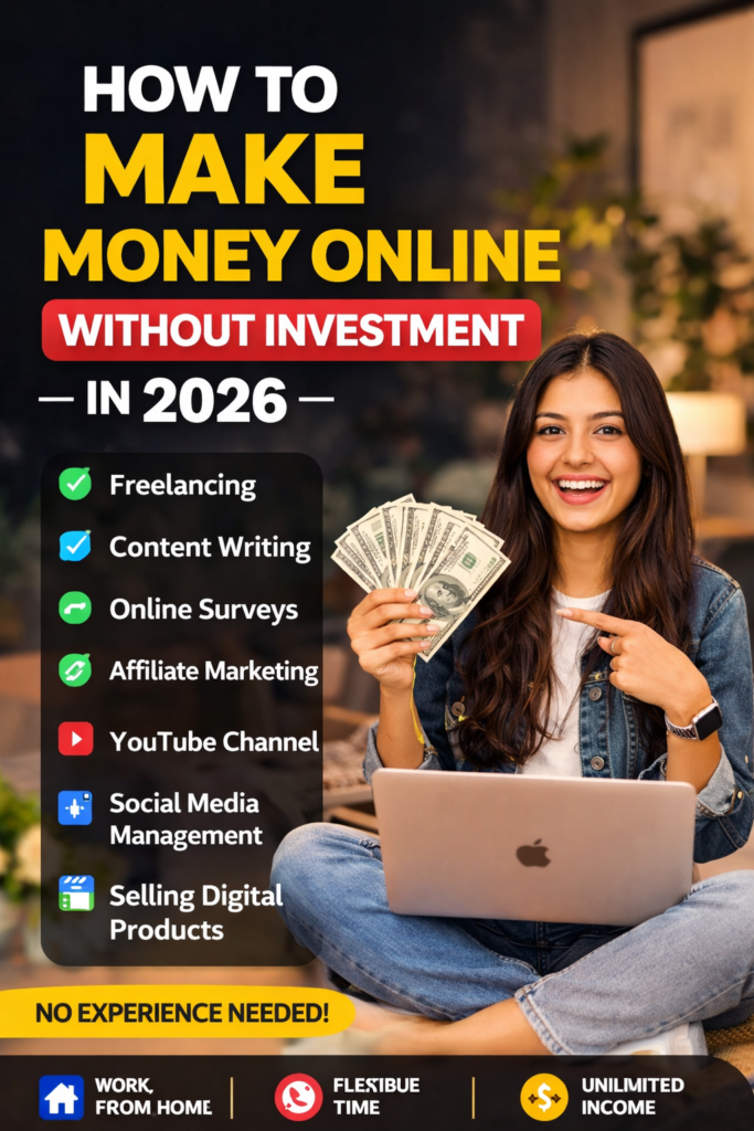 how to make money online without investment