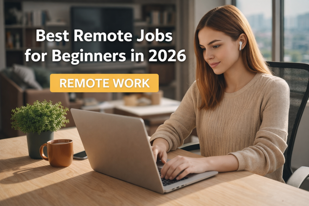 remote jobs for beginners 2026